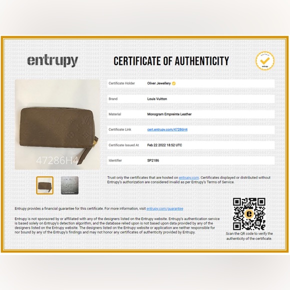 Louis Vuitton Monogram Empreinte Leather Zippy wallet - Picture 8 of 8